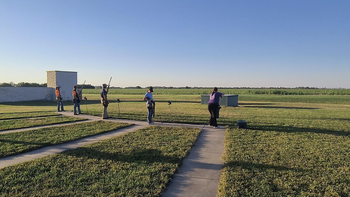 Trap shooting at Clay County Shooting Sports