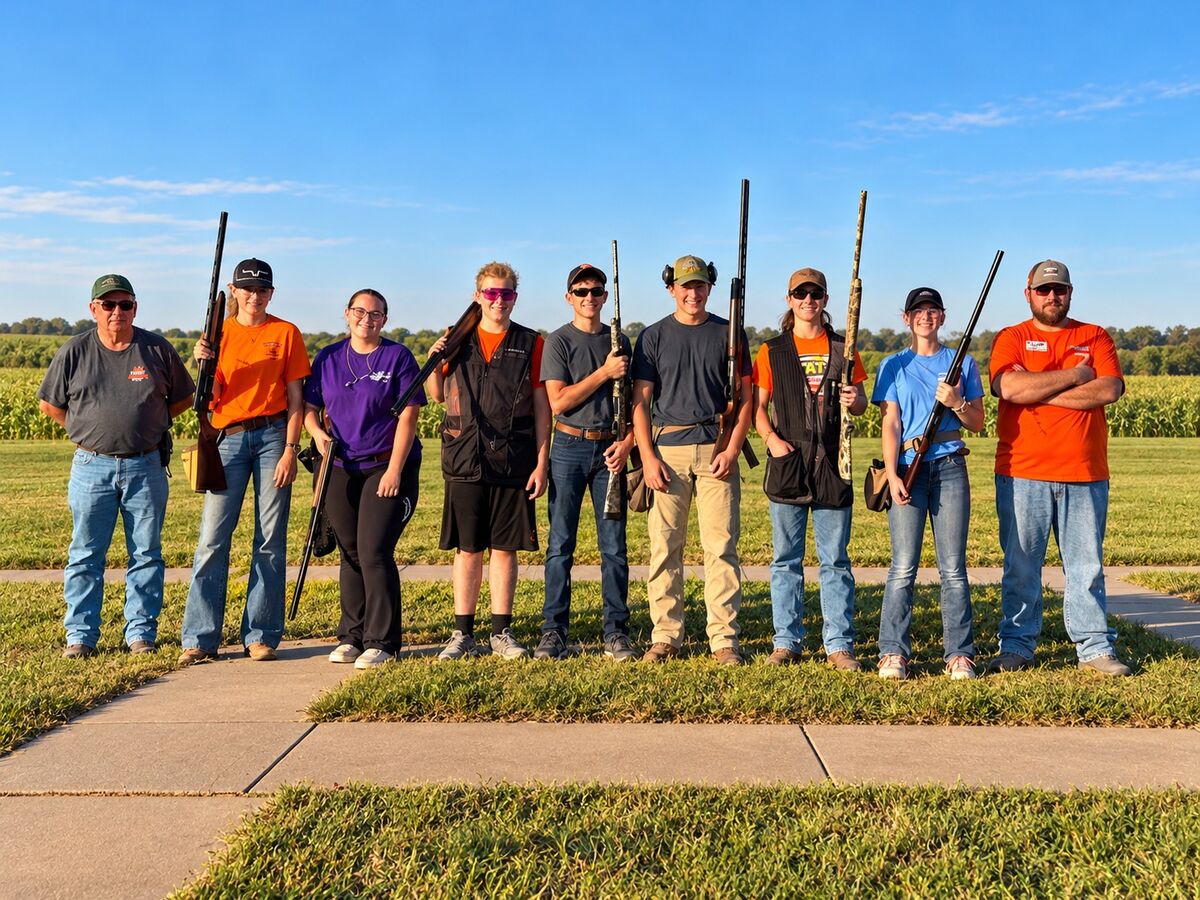 Trap shooting at Clay County Shooting Sports
